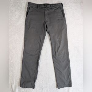 Bluffworks‎ Pants Mens 33x32 Gray Ascender Tailored Fit Travel Performance Chino